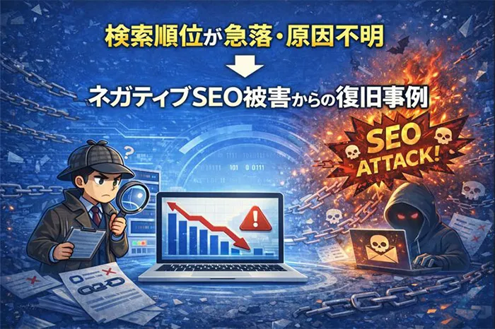 ネガティブSEO被害からの復旧
