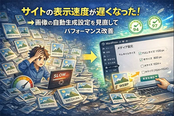 画像の自動生成設定を調整・改善